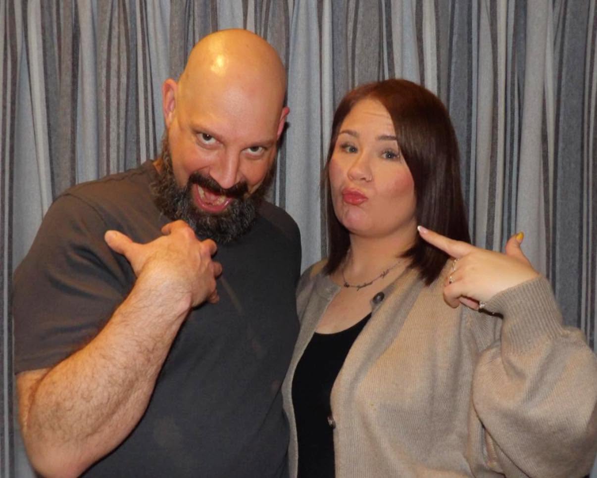 Rob and Lucy being gloriously silly together